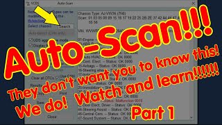 VCDS AutoScan part 1 of 2 [upl. by Hashum]