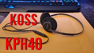 Koss KPH40 Utility Headphones Koss Does It Again [upl. by Amitarp]