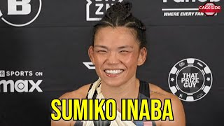 Sumiko Inaba Post Fight Media  Bellator San Diego [upl. by Tonjes]