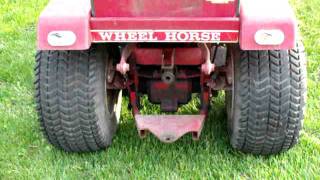 Wheel Horse D200 3 point 3pt hitch  rear Hydraulics [upl. by Wilden]