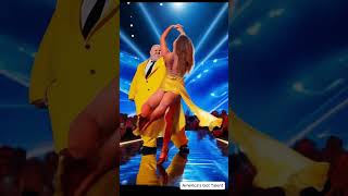 Handsome obese man dancing with beautiful girl explodes the Got Talent stage [upl. by Austen]