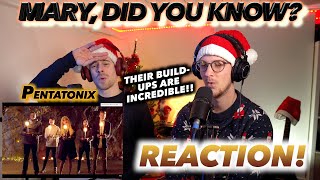 Xmas SPECIAL 5  Pentatonix  Mary Did You Know FIRST REACTION THEIR BUILDUPS ARE INCREDIBLE [upl. by Linus]