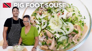 Bess Pig Foot Souse Recipe by Shaun amp Gizelle 🇹🇹 Foodie Nation [upl. by Yrro]