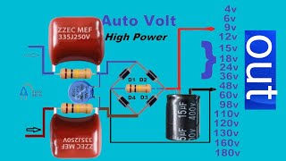 Convert 220v ac to 3v 6v 12v 24v 48v 60v 98v 110v 120v DC Led driver multi output converter [upl. by Venita802]