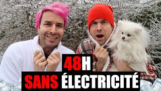 Vivre SANS ÉLECTRICITÉ pendant 48H TEMPÊTE DE VERGLAS  CARL ISAAC VLOG [upl. by Limbert179]