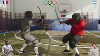 Fencing Sabre Men  R64  Olympic Games 2024  Hellish Quart [upl. by Bartholomeus126]