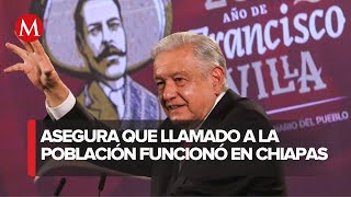 AMLO celebra que ayer retiraron los bloqueos en Chilpancingo [upl. by Richman696]