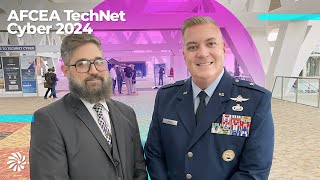 AFCEA TechNet Cyber Interview with Brig Gen Michael Cornell [upl. by Duff]