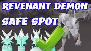 OSRS  Revenant Demon  Safe Spot Guide  Range Method [upl. by Lerad310]