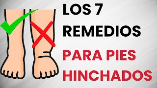 🦶 Los 7 MEJORES remedios para PIES HINCHADOS [upl. by Ahel]