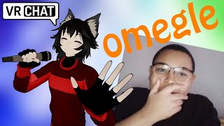 SINGING ON OMEGLE WITH MY VRCHAT AVATAR [upl. by Kravits]