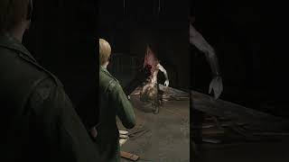 PYRAMID HEAD BOSS FIGHT Intro And Outro Cutscenes in SILENT HILL 2 REMAKE Game Shorts [upl. by Toh63]