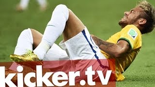 Brasiliens Albtraum Neymar fällt aus  kickertv [upl. by Ettereve]