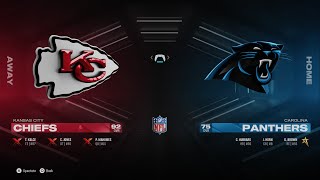 Kansas City Chiefs at Carolina Panthers [upl. by Newlin485]