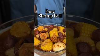 HOW TO MAKE AN EASY SHRIMP SEAFOOD BOIL Shorts [upl. by Ratcliff774]