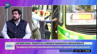 José María Franco quotEl transporte debería estar a cargo de los estados provinciales y municipalesquot [upl. by Hazard722]