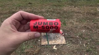 M5000 JUMBO FIRECACKER  WORLD CLASS FIREWORKS [upl. by Prudie]