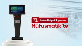 Yeni Tip Sürücü Belgesi Başvuruları Nüfusmatiklerde [upl. by Noitsuj]