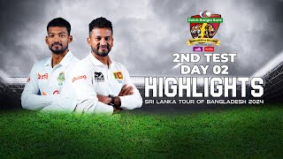 Bangladesh vs Sri Lanka Highlights  2nd Test  Day 2  Sri Lanka tour of Bangladesh 2024 [upl. by Yuma]