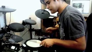 Bajos instintos  Airbag  drum cover [upl. by Lairea376]