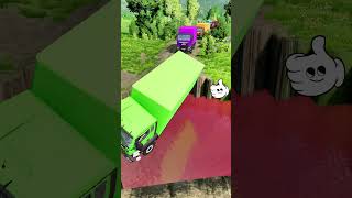 wow cargotruck truck pothole simulation shorts [upl. by Lyontine848]