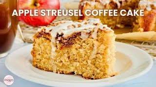 Easy Apple Streusel Coffee Cake Recipe  Perfect Fall Dessert with Juicy Apples amp Cinnamon [upl. by Kirwin160]