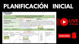 Planificación Inicial 2024 [upl. by Tombaugh863]