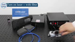 808nm 20W ir fiber coupled laser with Collimator  from CivilLaser [upl. by Atinahs]