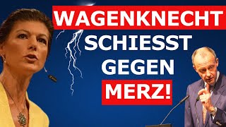 Wageneknecht schießt gegen Merz  und Merz kann nur lachen [upl. by Isma]