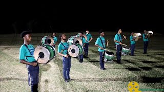 Livingston Collegiate Academy Drum Section vs Sophie B Wright Drum Section Halftime Battle 2024 [upl. by Colbye]