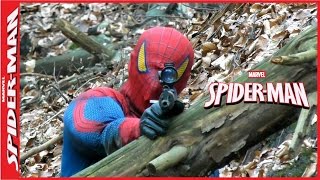 AIRSOFT GUN SNIPER SpiderMan and SVD Dragunov Sniper Rifle In Real Life SUPERHERO Gun [upl. by Glenn]