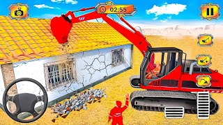 🚧 JCB City Road Construction Simulator 3D Game🚨  Android gameplay  JCB Wala Game [upl. by Riti]