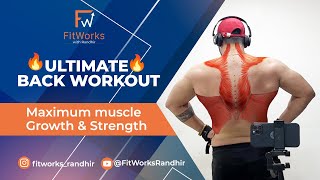 Ultimate Back Workout Routine for Maximum Muscle Growth  Build Strength amp Definition backworkout [upl. by Snah871]