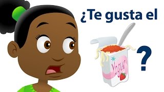 ¿Te Gusta El Yogur De Espagueti  Canciones Infantiles  Super Simple Español [upl. by Lyrad]