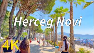 Herceg Novi Montenegro 4K Walking Tour 2024 [upl. by Revell]