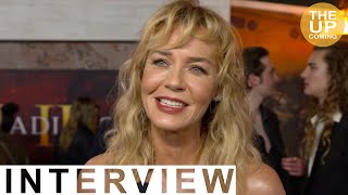 Connie Nielsen interview Gladiator II premiere Los Angeles Ridley Scott [upl. by Raynah]