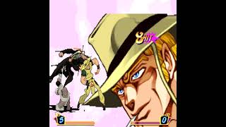 Cool Hol Horse combo JoJo Bizarre Adventure Mugen hftf jojo anime mugen shorts [upl. by Adriell390]