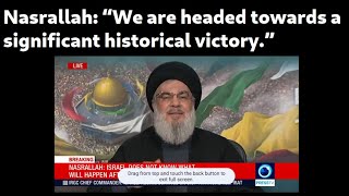 Gaza War Sit Rep Day 182 Nasrallah speaks of a quotdecisive resolutionquot [upl. by Cyril]