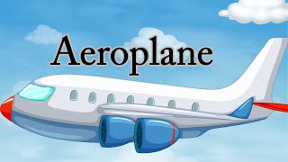 Aeroplane  Exciting Nursery Rhyme for Kids  Animated Rhymes  Cartoonic94 [upl. by Naivat]