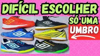 10 CHUTEIRAS FUTSAL UMBRO 2024 QUAL COMPRAR❓ BÁSICA SALA V OU PROFISSIONAL PRO 5 BUMPVC DECIDE‼👀 [upl. by Loziram306]