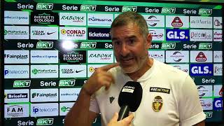 ONTV Lucarelli post Ascoli Ternana 20 [upl. by Atirac]