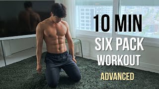 10 MIN SIX PACK ABS WORKOUT AT HOME Advanced amp 6 Pack 10분 ABS 식스팩 복근 운동 상급자 루틴 [upl. by Kelson]