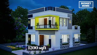 1200 sq ft Double Floor House Design  Low Budget Home  3 BHK  16 Lakhs  Plan Elevation 3D [upl. by Thagard]