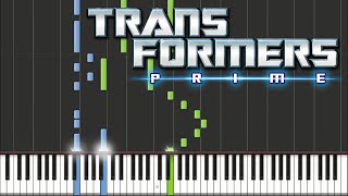 Transformers Prime  Opening Theme  Piano Tutorial [upl. by Dunson]