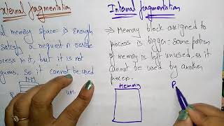 Fragmentation  Internal amp External  OS  Lec17  Bhanu Priya [upl. by Midas802]