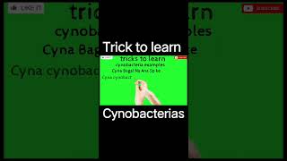 Trick to learn examples of cynobacterias  biology with avneesh sir  neet biology shorts like [upl. by Eimmat]