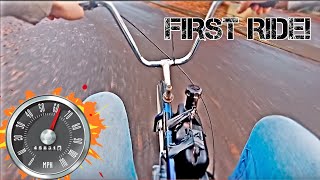 2 Speed Predator 212cc Motorized Bike Build Part 35 test ride [upl. by Titos]