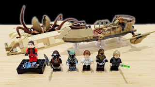 LEGO Star Wars Desert Skiff amp Sarlacc Pit Review [upl. by Nashom]