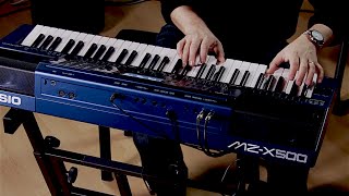 Casio MZX500 Arranger Keyboard Performance [upl. by Avika887]