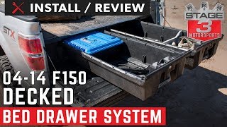 20042014 F150 DECKED Truck Bed Sliding Storage System Install and Review [upl. by Valenza]